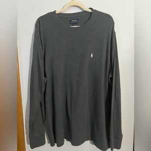 Polo by Ralph Lauren Dark Gray Long Sleeve Shirt